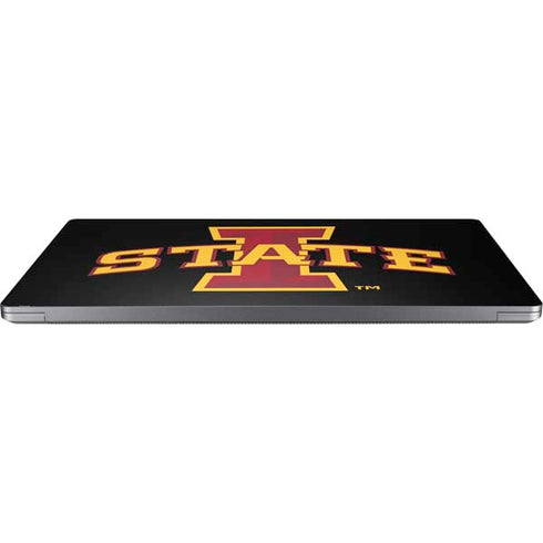 Iowa State University Primary Logo Black Universal Laptop 12in (9.8 x 6.8in) Skin
